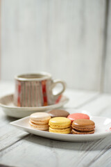 コーヒーとマカロン