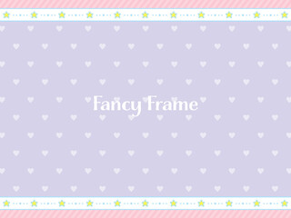 星とハートの夢かわフレーム