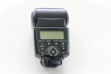 ttl camera flash with screen control and hot shoe for mounting