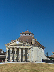 Arc-et-Senans, France 2022: Visit the magnificent Royal Saltworks built in the 18th century by the royal architect Claude-Nicolas LEDOUX.