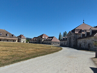 Arc-et-Senans, France 2022: Visit the magnificent Royal Saltworks built in the 18th century by the...