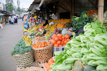 Obraz na płótnie Canvas vegetables at the market