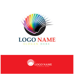Obraz premium Hair treatment logo hair transplantation logo,removal logo vector image design illustration