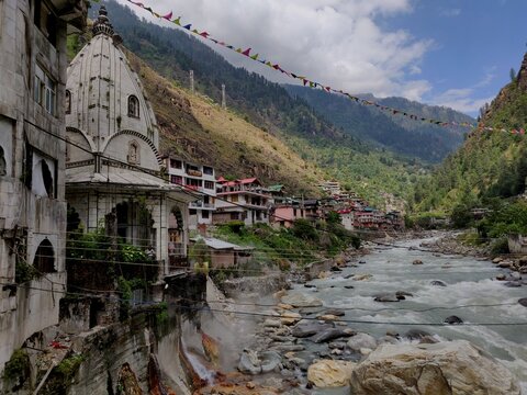 26th May 2022 Gurudwara Sahib Gurudwara with hot springs in Manikaran, Himachal Pradesh