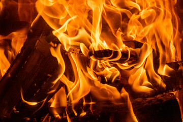 background from fire. © Anna Kondratiuk