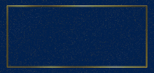 フレーム　ゴールド　背景　青　ダスト（金色）
