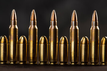 Cartridges for rifles and pistols