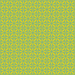 Tile yellow green and blue vector pattern