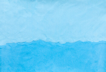 Sea made from blue  plasticine. concept holiday texture   sea background