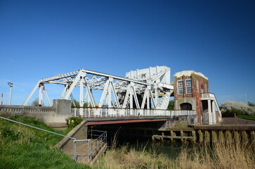 Sutton Road bridge Scherzer Rolling Bascule Bridge in Hull, England