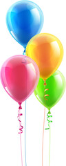 Birthday party balloon set
