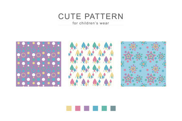 Cute pattern for  children's wear.