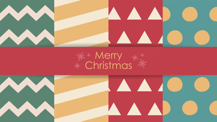 Christmas pattern for packaging paper.