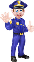 Cartoon Policeman