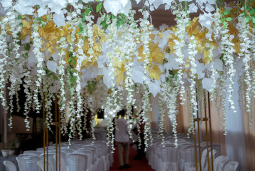 wedding decoration knick-knacks. Detail wedding decoration