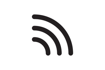 Wi Fi symbol signal connection. Vector wireless internet technology sign. Wifi network communication icon.