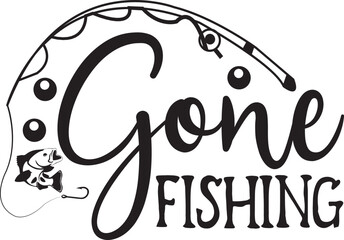 Fishing svg design cut files