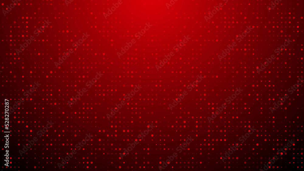 Poster abstract dot red pattern gradient texture technology background.