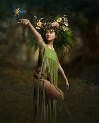 Summer Fairy, 3d CG