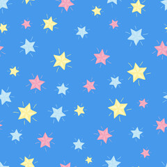 seamless pattern with stars