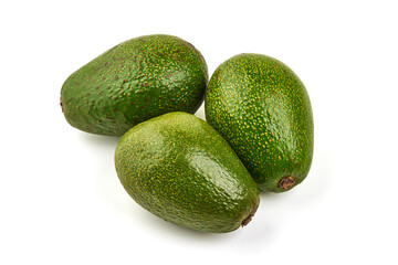 Avocado, isolated on white background.