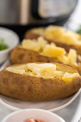 Pressure Cooker Baked Potatoes