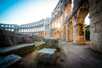 Pula arena, croatia