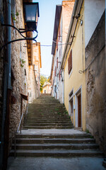 Fototapeta na wymiar old town Rovinj in Croatia