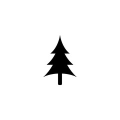 christmas tree vector logo icon illustration