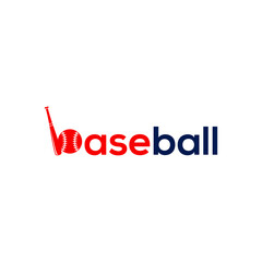 baseball logo design vector templet, 