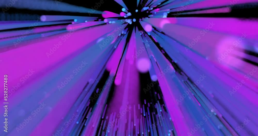 Poster stars tunnel in fast speed background. hyper galaxy backdrop with warp tunnel concept for time trave