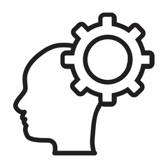 ear, idea, support, head icon