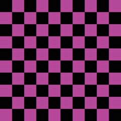 Groovy pink and black brigh neon Checkerboard Y2K 90s retro seamless pattern vector background. Abstract vintage 90s nostalgic repeat texture wallpaper, modern trendy textile design
