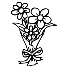 Flowers and floral colorful design, vector illustration