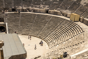 Roman amphitheater of Aspendos, Belkiz - Antalya, Turkey.