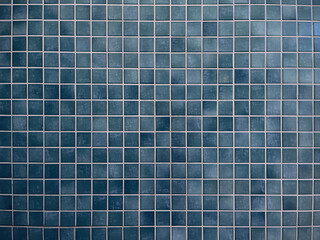 Blue swimming pool waterproof tiles background