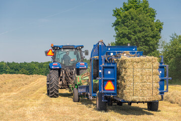 Baling & Stacking Hay