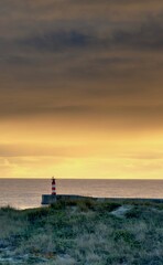 Fototapeta premium lighthouse at sunset