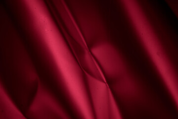 Plakat steel sheet painted with red paint. background or texture