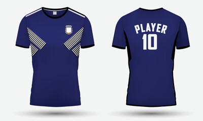 Argentina jersey design. Jersey Design for the Argentina football team. Jersey design and mockup 