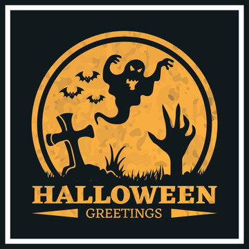 Halloween t-shirt design template. Halloween t shirt design vector. Typography, quote, Halloween t shirt design. Halloween t shirt design for Halloween day