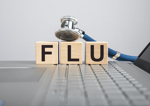 Flu Word, Influenza Concept