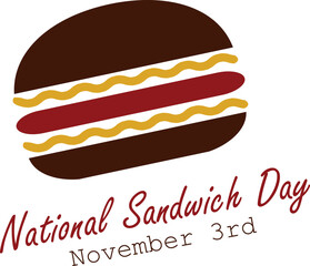 National Sandwich Day Poster