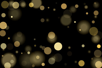 Gold glitter confetti, great design for any purpose. Party decor.