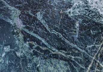 Rough stone surface abstract blue background, scratched blue marble textured background