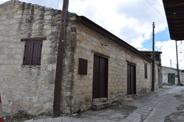 The beautiful village of Omodos in the province of Limassol, in Cyprus