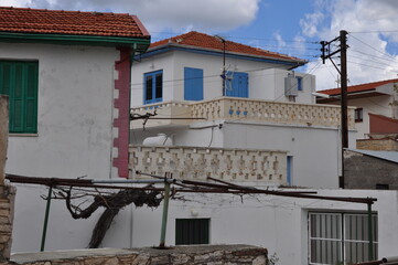 The beautiful village of Omodos in the province of Limassol, in Cyprus