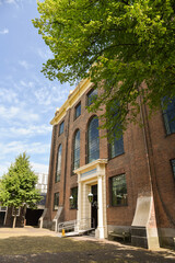 Fototapeta na wymiar Amsterdam, Netherlands. August 2022. The Portuguese Synagog in Amsterdam.