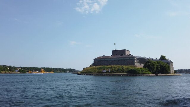 Vaxholm, ville su&eacute;doise dans l'archipel de Stockholm