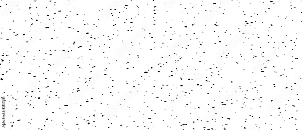 Poster small uneven spots and particles of debris. abstract vector texture. distressed uneven background. g